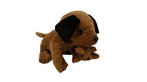 Plush Dogs Holding Puppies, (12 Dogs) - Thumbnail 3