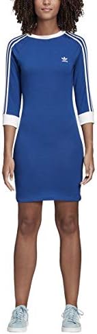 ADIDAS Originals Women's Adicolor Classics 3-Stripes Maxi Slim FIT Dress,  Black, XS at Amazon Women's Clothing store