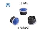 Kelica 1.0GPM Faucet Replacement Part Watersense Faucet Aerator Insert Water Saving Flow Restrictor For Lavatory Faucet or Kithen Sink Tap, 3 PCS/Pack