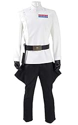 Rongxu Mens Imperial Officer Cosplay Costume Battle