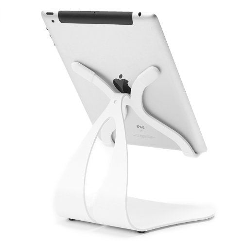 Thought Out Stabile 2.0 iPad Stand Pro Air 2 12.9 10.5 9.7 Surface Galaxy Tablet Holder White