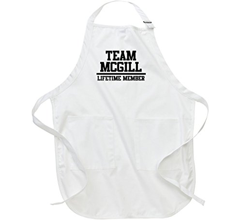 Download Team Mcgill Lifetime Member Name Father's Day Gift Apron L White Download Team Mcgill Lifetime Member Name Father's Day Gift Apron L White