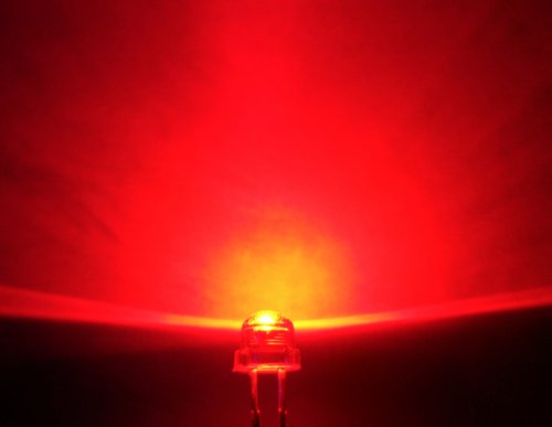 microtivity IL311 4.8mm Wide Angle Red Straw Hat LED w/ Resistors (Pack of 30)