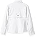 Columbia Girls Tamiami Long Sleeve Shirt, Medium, White