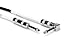 Hosa GTR-205R Straight to Right Angle Guitar Cable - 5 foot