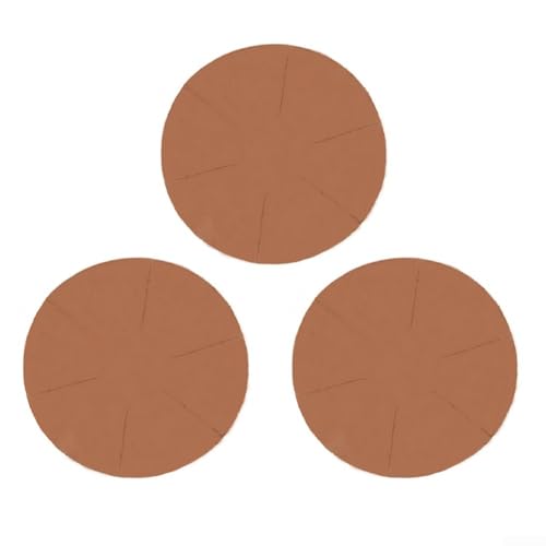 Three Brown Hanging Liners for Outdoor Plant Baskets, Designed for Optimal Water Retention and Air Flow (12in*3Pcs)