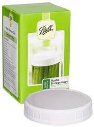 Amazon Co Jp Ball Mason Jar ボール社製メイソンジャー用プラスチックストレージキャップ 8個入り ワイドマウス用 並行輸入 ホーム キッチン