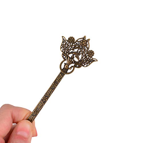 Bleiou 4 Pcs Retro Hair Sticks Vintage Hair Chopsticks Chignon Pin Different Styles Hair Accessory