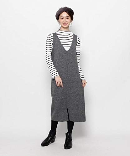 Amazon Co Jp ハッシュアッシュ Hushush 2枚set インナー ニットワンピース 03 L グレー 512 服 ファッション小物