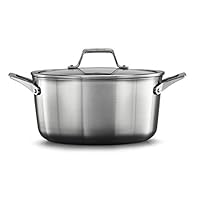 Calphalon Premier Stainless Steel Cookware, 6-Quart Stockpot with Cover Calphalon Premier Stainless Steel Cookware, 6-Quart Stockpot with Cover