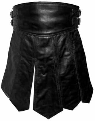 Falda Medieval De Piel Sintética Con Protección De Muslo – Accesorio De Cosplay Para Caballero Y Guerrero