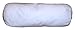 ReynosoHomeDecor COVER-6x18 Inch White Cotton-Blend Zippered Bolster Cylindrical Pillow Cover