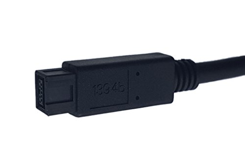 CGTime Firewire Premium cable 800 IEEE 1394B 9 Pin to 9 Pin Male to Male 3.3 Ft Black