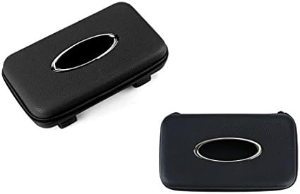 SweetyLady Car Sun Visor PU Leather Box Tissue Box Paper Towel Box Holder Car Automotive Organizer