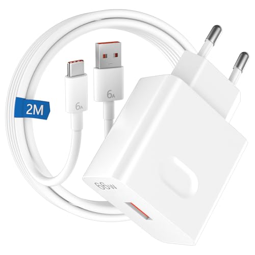 66W for Super-Charge Charger for Honor Magic7 6 Lite X8a X8c X8b X6b X7b, 6A 2M USB C Charging Cable Power Adapter for HONOR 90 400 200 70 Lite for HONOR Magic7 6 5 4 Lite Pro