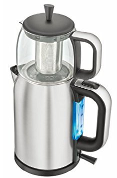 GOLDA INC. Stainless Steel Turkish Tea Maker, Samovar, Electric Kettle, with Boil-Dry Protection - Thumbnail 3