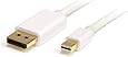 StarTech 2m Mini DisplayPort to DisplayPort Male to Male Adapter Cable - White