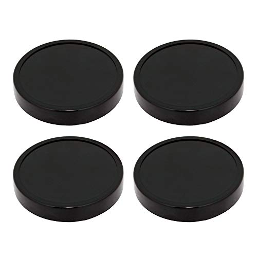 Original Magic Bullet Accessory 4 Pack Replacement Black Plastic Stay Fresh Lid Parts For Magic Bullet 250W (4)