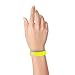 100 WristCo Neon Yellow Plastic Wristbands - Wristbands for Events