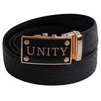 FEDEY Signature Mens Ratchet Belt, Leather UNITY Statement Belt Automatic