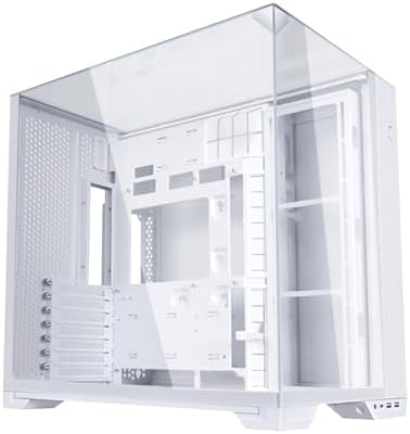 Lian Li O11Vision Compact White-Steel-Tempered Glass ATX Mid Tower Computer Case-Back Connect Support-O11VPW