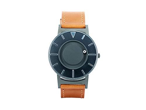 Eone Bradley Classic Silver Watch Chestnut Leather