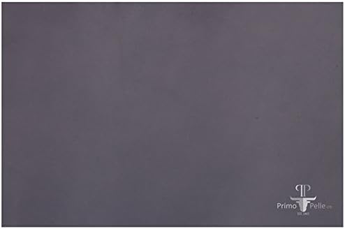 Primo Pelle Leather Scraps - 2.7 lb of Vegetable Grey cowhide off cuts. For crafting, tooling &amp; sewing and all leather projects.
