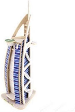 Gadfly- 3D Jigsaw Woodcraft Kit Wooden Puzzle.(Burj Al Arab Hotel)