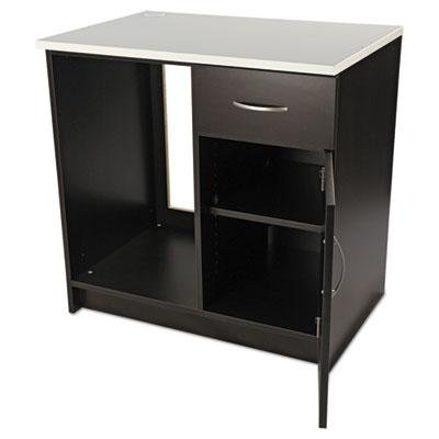 Alera Plus BR105CY Hospitality Base Cabinet One Door/Drawer, 36" by 24" by 36", Cherry/Granite Nebula