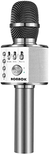 BONAOK Bluetooth Karaoke Microphone