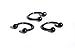 3 Pack Black Horseshoe Septum Nose Ring Hoops - Stainless Steel 16G