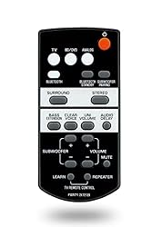 Replacement Remote Control for Yamaha FSR71 ZK72120