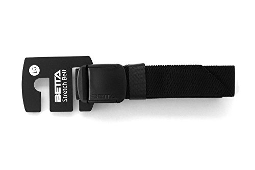 BETTA Mens Elastic Stretch Belt (3XL, Black)