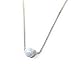 Martinuzzi Accessories White Opal Ball Sterling Silver Necklace. Little Opal Bead Necklace. Choker Necklace. Dot Necklace. (15 Inches)