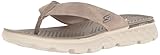 Skechers Performance Women's On The Go 400 Essence Flip Flop, Taupe, 11 M US