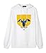 Chooseone Men's Hoodie Pullover for Men -Cotton Heavyweight Shirt Sweatshirt -2XL White