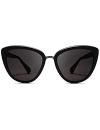 MVMT Marquee - Gafas de sol redondas no polarizadas para mujer, color negro