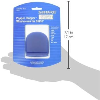 Shure A58WS-BLU Foam Windscreen for All Shure Ball Type Microphones Blue - Image 4