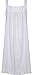 The 1 for U Nancy 100% Cotton Victorian Sleeveless Nightgown 7 Sizes