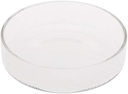 Thobu Fish Tank Feeder Aquarium Shrimp Glass Feeding Bowl Dish Tray 6 Size C 7.5 cm