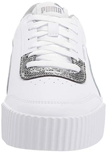 PUMA Women's Carina Lift Snake Sneaker White White, 9.5 | Pricepulse