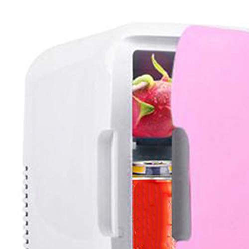 Portable Car Freezer 4L Mini Fridge Refrigerator Car Home Dual Use Car Fridge 12V Cooler Heater Universal Vehicle Parts - pink - Thumbnail 4