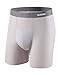 KAYIZU Men's Underwear Breathable Cool and Quick-Drying Boxer Briefs Grey Medium