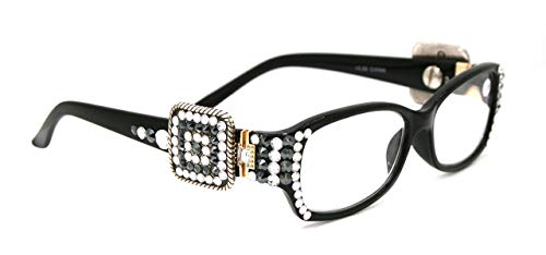 women's reading glasses with bling