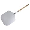Contacto Pizzaschep, pizzaschep, met houten handvat, van aluminium, 35 x 30,5 cm, steellengte: 43 cm