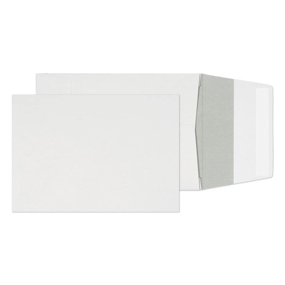 Blake Purely Packaging C6 162 x 114 x 25 mm 120 gsm Peel & Seal Gusset Envelopes (2000) White - Pack of 125