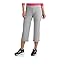 Womens Dri-more Stretch Core Capri Bermuda Pants Activewear Loungewear (M, Gray)