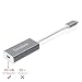 HecToo USB-C to Mini Displayport Adapter for MacBook Pro 2017, Smolink USB 3.1 Type C to Mini-Displayport Adapter Cable 4K 60Hz for MacBook Pro 2016, ChromeBook Pixel - Grey