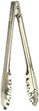 Winco UT-9 Coiled Spring Heavyweight Stainless Steel Utility Tong, 9-Inch
