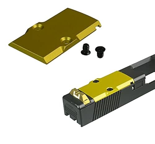 Producto: GOTICAL RMR Cover Plate For Glock 17 19 26 Cut Slides, Aluminum Black Finish (Color: Black - Cut Slides Converter